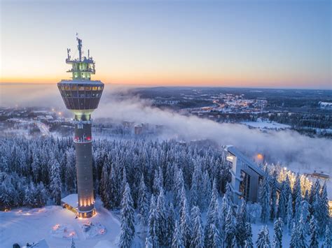 Puijo Tower restaurant menu Kuopio